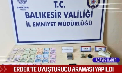 Erdek'te Uyuşturucu Araması Yapıldı