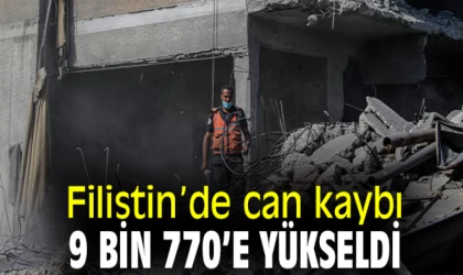 Filistin’de Can Kaybı 9 Bin 770’e Yükseldi