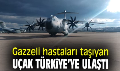 Gazzeli 61 Hasta ve 49 Yefakatçiyi Taşıyan Uçak Türkiye’ye Ulaştı