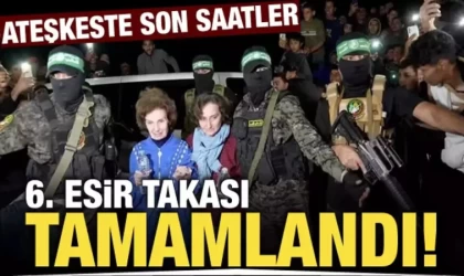 Hamas ile İsrail Arasında 6. Esir Takası Tamamlandı