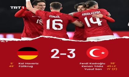 Hazırlık Maçı: Almanya: 2 - Türkiye: 3