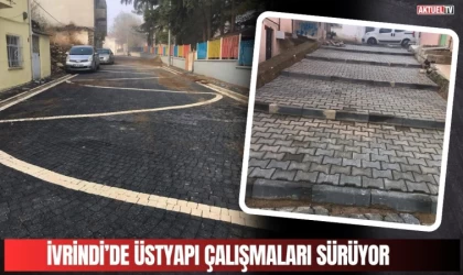 İvrindi’de Üstyapı Çalışmaları Sürüyor