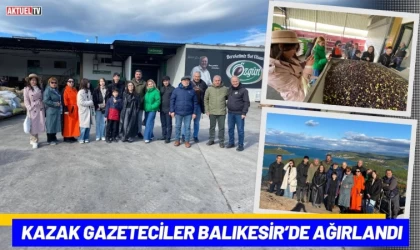 Kazak Gazeteciler Balıkesir’de Ağırlandı