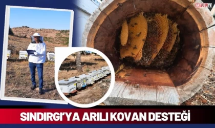 Sındırgı’ya Arılı Kovan Desteği