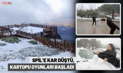 Spil’de Kartopu Oyunları Başladı