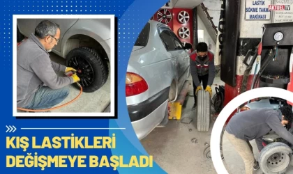 Sürücüler Kış Lastiklerini Taktırmaya Başladı