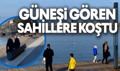 Aralık Ayının Son Günlerinde Sıcak Havayı Gören Sahile Koştu