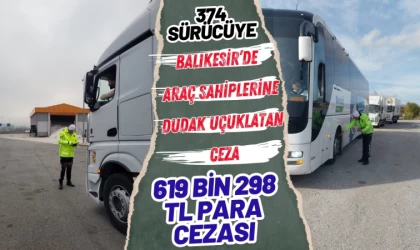 Balıkesir’de Araç Sahiplerine Dudak Uçuklatan Ceza