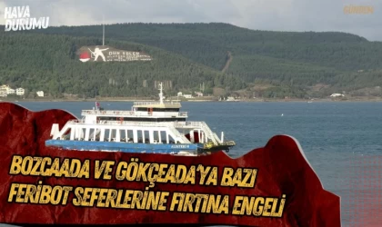 Boğazda Bazı Feribot Seferlerine Fırtına Engeli  