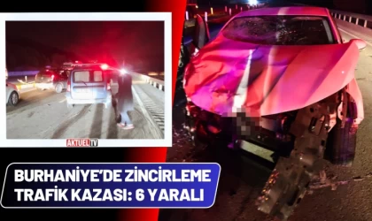 Burhaniye’de Zincirleme Trafik Kazası: 6 Yaralı