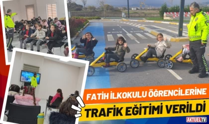 Fatih İlkokulu Öğrencilerine Trafik Eğitimi Verildi