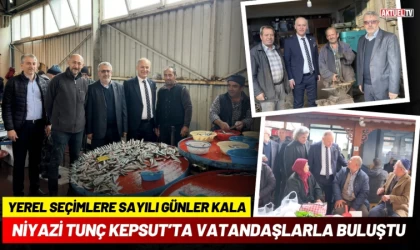 Niyazi Tunç Kepsut’ta Vatandaşlarla Buluştu