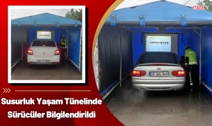 Susurluk Yaşam Tünelinde Sürücüler Bilgilendirildi