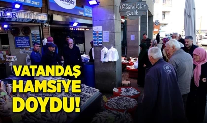 Vatandaş Hamsiye Doydu